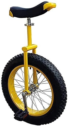 Monocicli : YQTXDS Monociclo Bici Monociclo 20 24 Pollici Monocicli Ruota per Bambini Adulti Principiante Adolescente, Comoda Sella Unicyc (Allenatore per Bici)