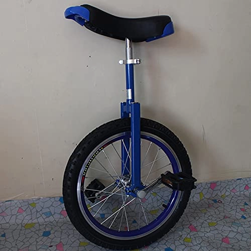Monocicli : ZGZFEIYU Monociclo 16 / 18 / 20 Pollici Bicycle Balance Bicycle Bicycle Bambini Adulto Single Wheel Adatto per Principianti-Blau||20