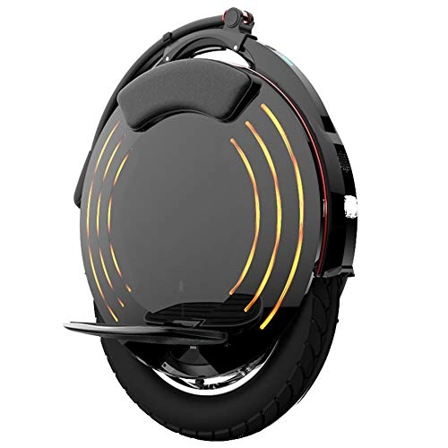 Monocicli : ZKORN Monopattino Elettrico, Auto-bilanciamento Elettrico Monociclo Audio Bluetooth ad Alta fedeltà Buona dissipazione del Calore più di 65 chilometri di autonomia Massima è di 30 km / h, Nero