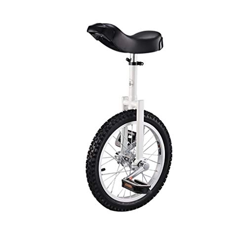 Monocicli : ZSH-dlc Esercizio di Ciclismo Regolabile in Altezza per Adulti con Altezza Regolabile per Bambini Monociclo Singolo Freestyle, Nero 16 / 18 / 20 Pollici (Dimensioni : 20 inch)
