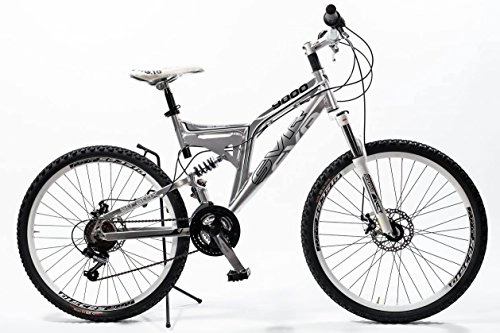 Mountain Bike : 26'' MTB BIO AMMORTIZZATA 18V (Grigio)