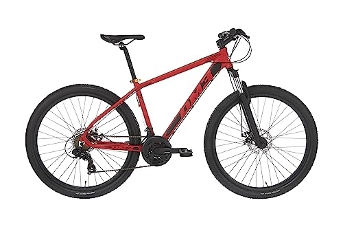 Mountain Bike : Alpina Bike Monster 21v, Bicicletta Mountain Bike Uomo, Rosso, 29