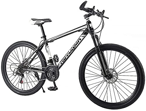 Mountain Bike : ASEDF Mountain Bike 21 velocità MTB 27.5 Pollici Ruote Dual Sospensione Bicicletta da Montagna Black