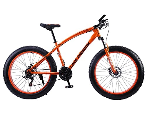 Mountain Bike : ASEDF Mountain Bike per Bambini, Uomini E Donne, con Cambio Shimano a 21 Marce Orange