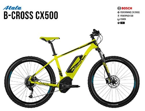 Mountain Bike : ATALA BICI B Cross CX500 Ruota 27, 5 Plus Motore CX 75NM Batteria Semi Integrata 500 WH Gamma 2019 (51, 5 CM - 20")
