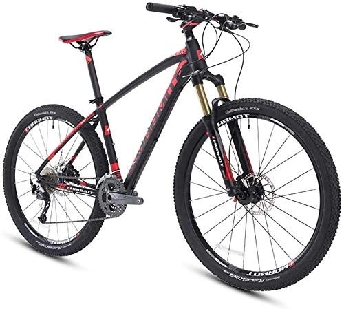 Mountain Bike : AYHa Mountain Bike, 27, 5 pollici Big Tyre hardtail per mountain bike, in alluminio 27 Velocità per mountain bike, 'S Womens biciclette Uomini sedile regolabile, Nero