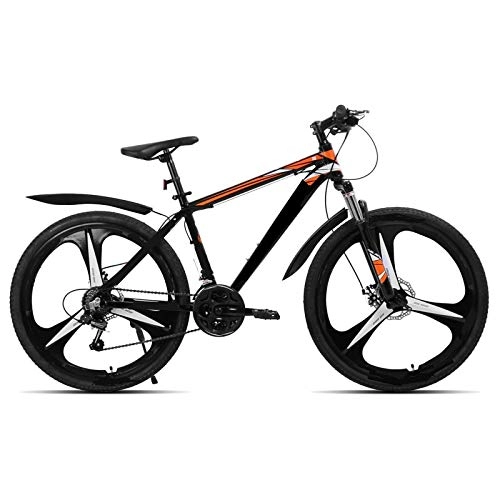 Mountain Bike : berglink 26 pollici 21 velocità in lega di alluminio sospensione Bike, doppio freno a disco mountain bike bicicletta nero ruota raggi