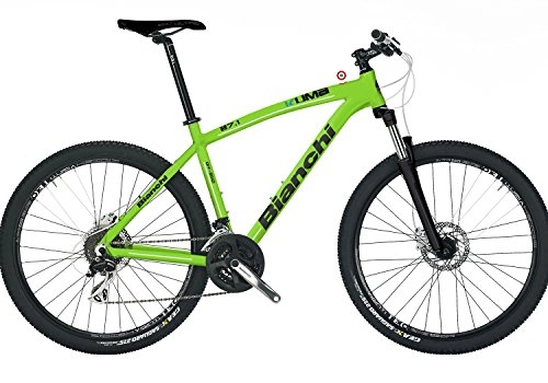 Mountain Bike : Bianchi Mountain Bike 29" Kuma 29.1 Deore / Alivio 3x9 Verde Acido, Nero / CK Opaco