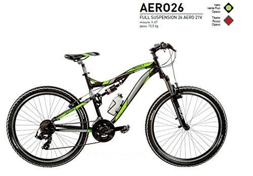 Mountain Bike : BICI 26 AERO 21V FULL SUSPENSION ALLUMINIO MODELLO AERO26 MADE IN ITALY