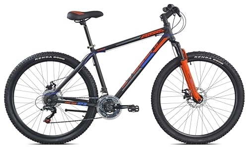 Mountain Bike : BICI BICICLETTA MISURA 27, 5 MTB FRONT ALLUMINIO STUCCHI S760 NEW AGE SHIMANO 21V CON DISCO MECCANICO (NERO ROSSO)