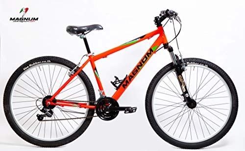 Mountain Bike : Bici Magnum MTB 27.5 Ammortizzata Arancio Fluo