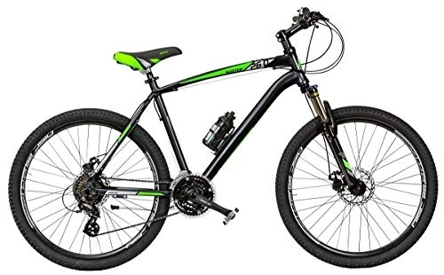 Mountain Bike : Bici Misura 26 Uomo MTB Front Alluminio KUSTER Altus 21V Art. KR26A-D (40 CM)
