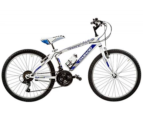 Mountain Bike : Bicicletta bambino MTB 24 Vertical 18V Casadei - Nero / Giallo Fluo