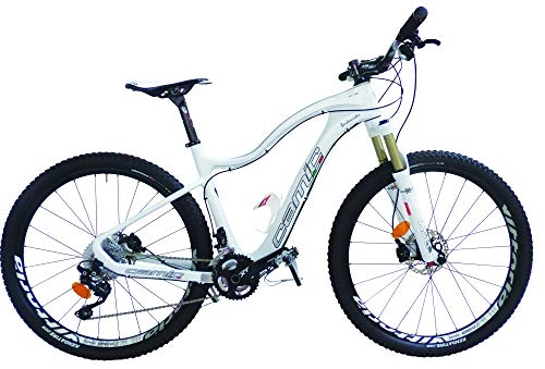 Mountain Bike : Bicicletta BARDONECCHIA MTB 27.5 Carbonio Bianco Perlato