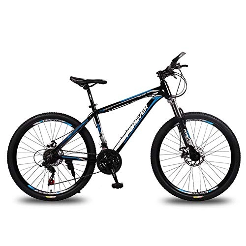 Mountain Bike : Bicicletta mountain bike, lega di alluminio a doppio disco ammortizzante a 21 velocità, adulto