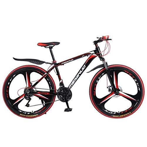 Mountain Bike : Bicicletta Mountainbike, 26" Mountain Bikes / Biciclette, leggera lega di alluminio Telaio Ravine Bike con doppio freno a disco anteriore e sospensioni MTB Bike ( Color : Black , Size : 21 Speed )