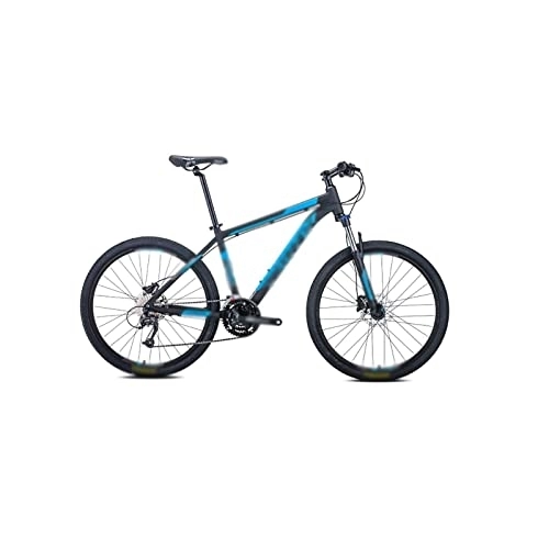 Mountain Bike : Bicycles for Adults 27-Speed Outdoor Mountain Bike Adult Sports Bicycle Hydraulic disc Brakes Men and Women Cool Bicycle Outdoor Leisure Sports Cycl (Color : Blue, Size : 27_26*19(175-185CM