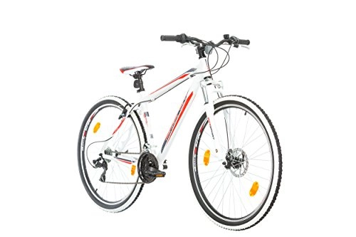 Mountain Bike : BIKE SPORT LIVE ACTIVE Bikesport Attack Bicicletta da Montagna Mountainbike 29" Shimano 21 cambios (Bianco Opaco Red, 480 mm)