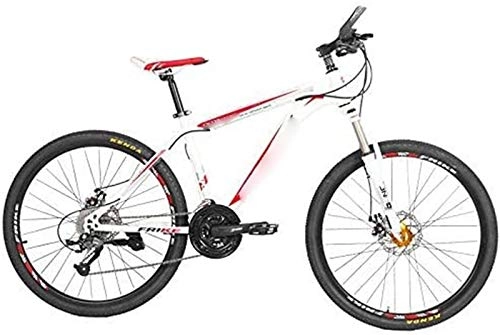 Mountain Bike : Brushes Bicicletta Bianco Adatto per Outdoor Lavoro Disco Freni a Disco Ammortizzatore Ammortizzatore Mountain Adult Variabile velocità 21 velocità