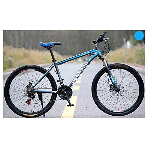 Mountain Bike : Chenbz Sport all'aria aperta 26" Mountain bike unisex 2130 costi for mountain bike, HighCarbon telaio in acciaio, trigger Maiusc (Color : Blue, Size : 27 Speed)