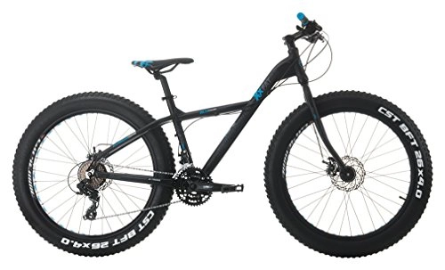 Mountain Bike : Cicli Cinzia XX Fat Bike Man Aluminium 26 (nero-azzurro)