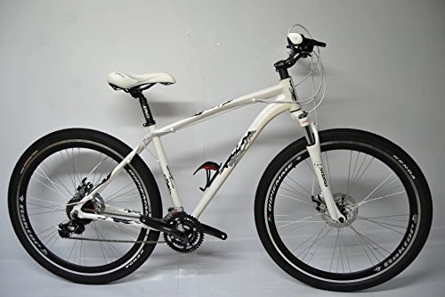 Mountain Bike : Cicli Ferrareis Bicicletta MTB 29 in Alluminio 24 Velocita' Disk Bianco Nero Grigio