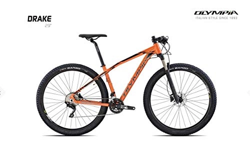 Mountain Bike : Cicli Puzone Drake 29 Race NXE Disc RST Blaze Arancio Gamma 2019 (40 CM - S)