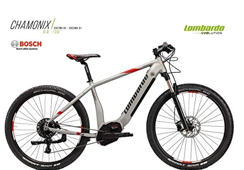 Mountain Bike : Cicli Puzone Lombardo Chamonix 8.0 MTB Front Ruota 29 Motore Bosch CX Batteria Integrata 500 WH Gamma 2019 (52 CM)