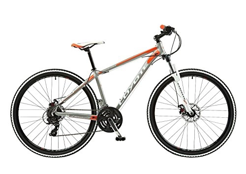 Mountain Bike : Coyote Tahoe, 24 speed, 29 Gents Alloy Front Susp, Disc, Silver / White, Grey / Orange)