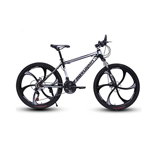 Mountain Bike : CPY-EX 26 Pollici per Adulti Mountain Bike, Biciclette Doppio Disco Freno, Spiaggia motoslitta Biciclette, l'aggiornamento ad Alta Acciaio al Carbonio Telaio, in Lega di Alluminio Ruote, C2, 24