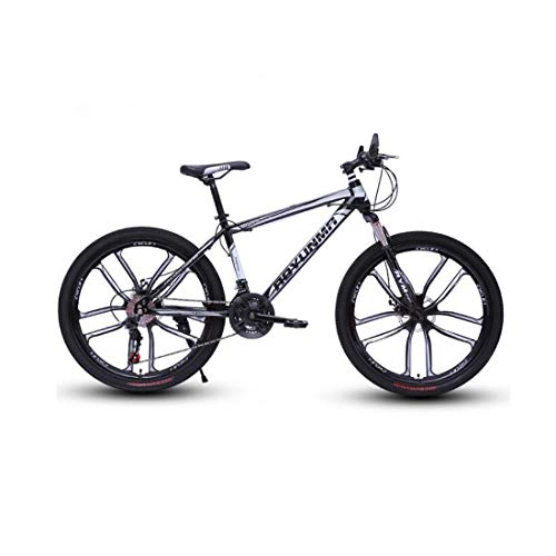 Mountain Bike : CPY-EX 26 Pollici per Adulti Mountain Bike, Biciclette Doppio Disco Freno, Spiaggia motoslitta Biciclette, l'aggiornamento ad Alta Acciaio al Carbonio Telaio, in Lega di Alluminio Ruote, C3, 27