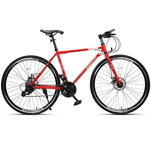 Mountain Bike : DXIUMZHP Hardtail Biciclette da Strada, Mountain Bike A velocità Variabile Vivace, MTB Adulto Unisex, 24 / 30 velocità, Ruote da 26 Pollici, 700C (Color : 30-Speed Red, Size : 26 Inches)
