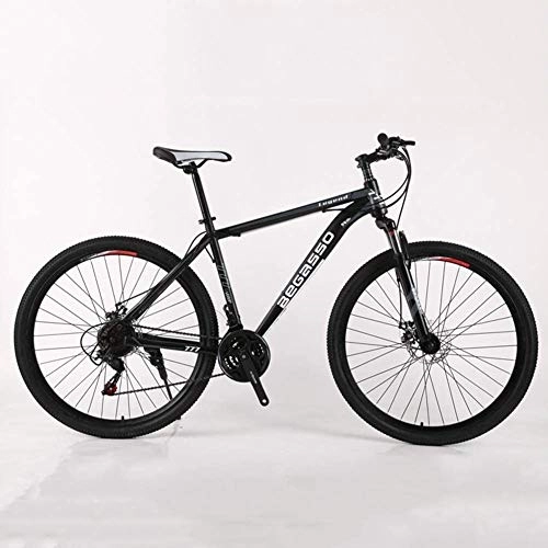 Mountain Bike : EMPTY Steel Mountain Bike Uomini Hardtail Ruote da 29 Pollici Hardtail-Alto tenore di Carbonio Mountain Bike, D, 27 velocità (Color : A, Size : 30 Speed)