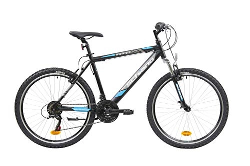 Mountain Bike : F.lli Schiano Range, Bici MTB Men's, Nero-Blu, 26''