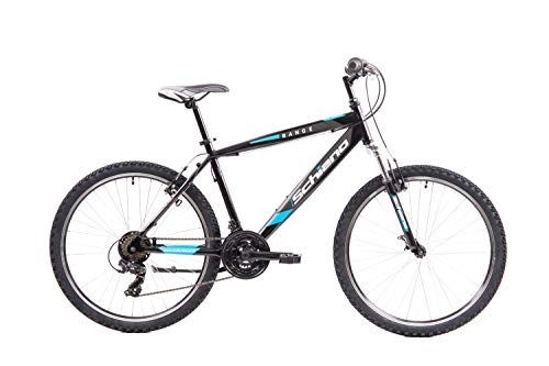 Mountain Bike : F.lli Schiano Range, Bici MTB Uomo, Nero-Blu, 26