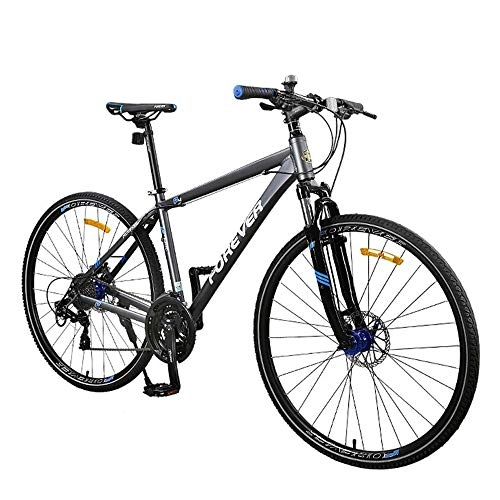 Mountain Bike : GUI-Mask SDZXCMountain Road Bike Combinato con Telaio in Lega di Alluminio Ammortizzatore Bicicletta a 27 velocità