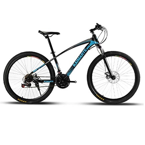 Mountain Bike : GuiSoHn - Bicicletta da montagna da 26", 21 velocità, telaio in acciaio al carbonio, doppio freno a disco, per bicicletta, GuiSoHn-514688509, Taglia unica