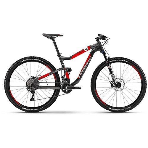 Mountain Bike : Haibike Bici SEET FullNine 6.0 29'' 22-Velocità taglia 50 nero / rosso 2018 (MTB Biammortizzate) / Bike SEET FullNine 6.0 29'' 22-Speed size 50 black / red 2018 (MTB Full suspension)