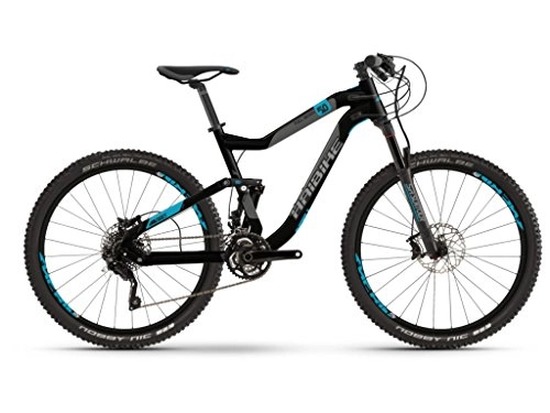Mountain Bike : HAIBIKE Bici SEET FullSeven 5.0 27.5'' 20-velocità Taglia 45 Nero / Blu 2018 (MTB Biammortizzate) / Bike SEET FullSeven 5.0 27.5'' 20-Speed Size 45 Black / Blue 2018 (MTB Full Suspension)