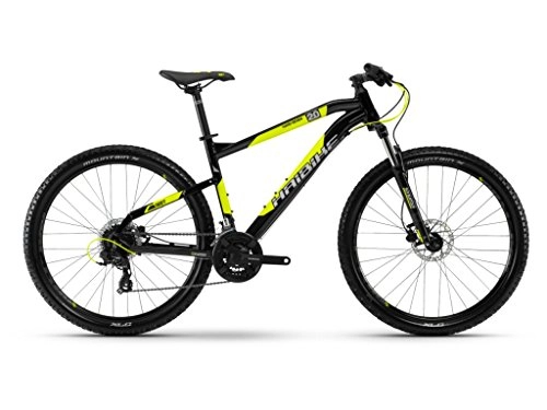 Mountain Bike : HAIBIKE Bici SEET HardSeven 2.0 27.5'' 24-velocità Taglia 35 Nero / Giallo 2018 (MTB Ammortizzate) / Bici SEET HardSeven 2.0 27.5'' 24-Speed Size 35 Black / Yellow 2018 (MTB Front Suspension)