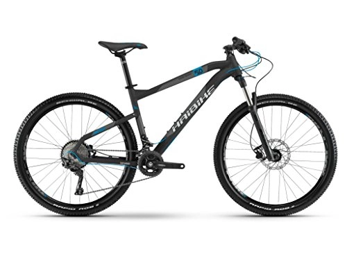 Mountain Bike : HAIBIKE Bici SEET HardSeven 5.0 27.5'' 22-Velocità taglia 35 nero / blu 2018 (MTB Ammortizzate) / Bike SEET HardSeven 5.0 27.5'' 22-Speed size 35 black / blue 2018 (MTB Front suspension)
