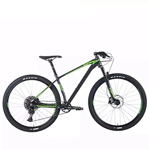 Mountain Bike : haozai Bicicletta da Mountain Bike, Sistema A 12 velocità Variabili, Telaio del Tubo A Forma di Lega di Alluminio, Bici da MTB A Sospensione Completa