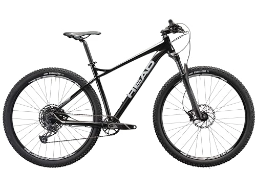 Mountain Bike : HEAD X-Rubi 5.0, Mountain Bike Unisex Adulto, Nero / Grigio, 44