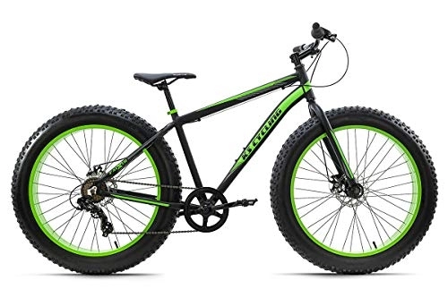 Mountain Bike : KS Cycling, Fatbike 26'' Fat-XTR nero 7 marce RH 46 cm Uomo, 46 centimetri