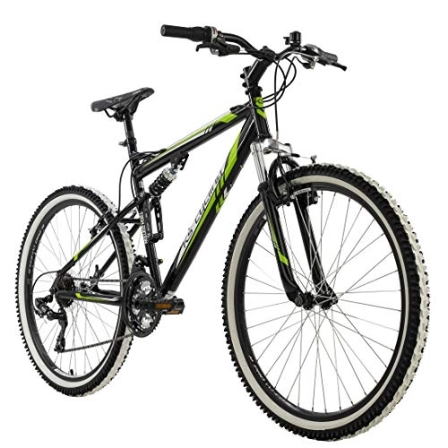 Mountain Bike : KS Cycling, Mountain bike Fully 26'' Scrawler Nero RH 48 cm Uomo, 26 Zoll, 51 cm