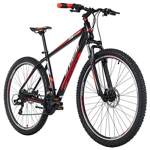 Mountain Bike : KS Cycling, Mountain bike Hardtail 29'' Morzine nero rosso 53 cm Unisex adulto, 29 Zoll
