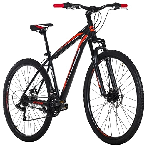 Mountain Bike : KS Cycling, Mountain bike Hardtail Catappa nero / rosso RH Unisex adulto, 29 Zoll, 50 cm