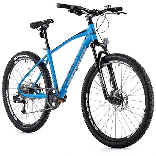 Mountain Bike : Leader Fox Factor MTB 8 marce freni a disco Rh46 cm blu opaco