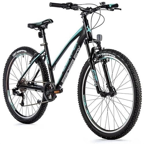 Mountain Bike : Leader Fox MXC Lady Girl MTB Rh36 cm in alluminio da 26 pollici, nero
