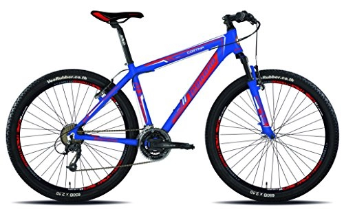Mountain Bike : Legnano Ciclo 630 Cortina, Mountain Bike Unisex – Adulto, Blu / Rosso, 44